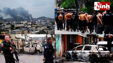 ब्राजील में ड्रग माफिया पर हेलिकॉप्टर से बड़ी कार्रवाई: जवाब में ड्रोन से बमबारी 64 की मौत, 80 से अधिक गिरफ्तार...