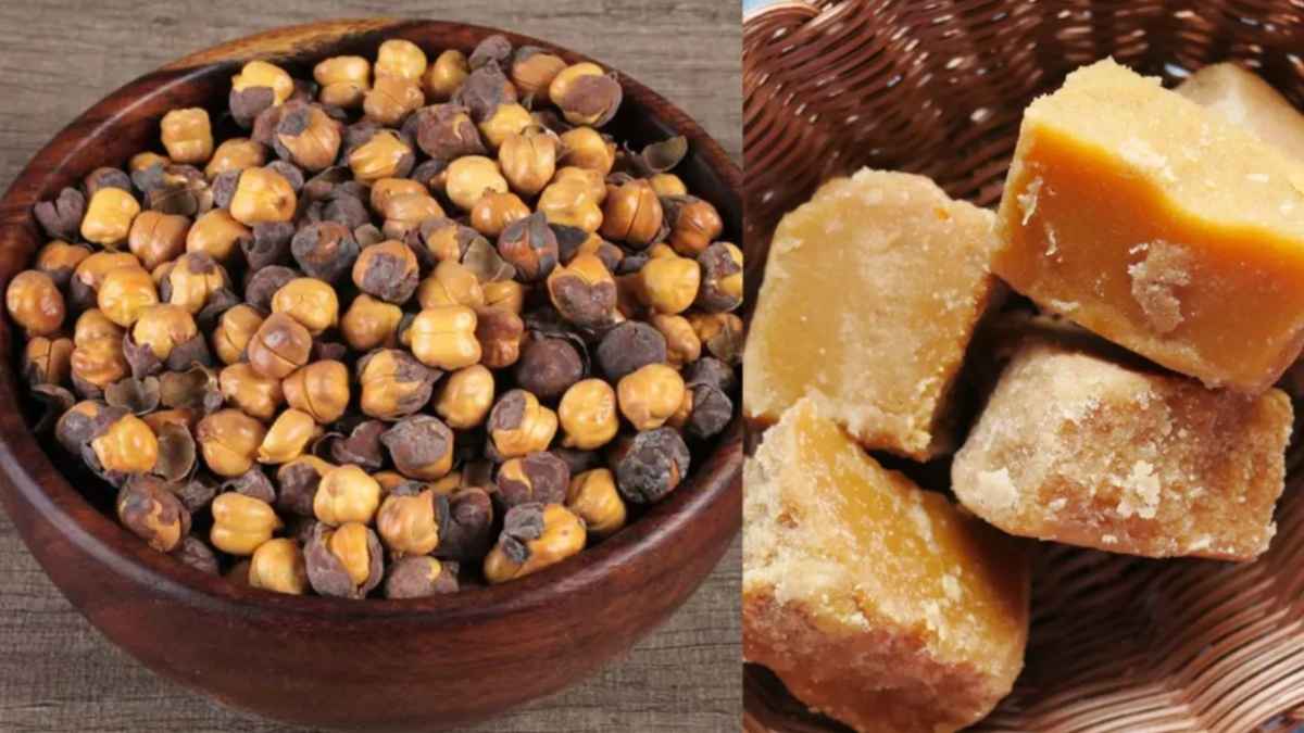 चना और गुड़ सेहत के लिए बेहद फायदेमंद, खून बढ़ाने के साथ साथ दिमाग भी