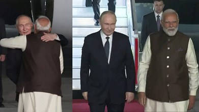 पुतिन भारत पहुंचे, मोदी ने किया गर्मजोशी से स्वागत — भारत-रूस ने 2 बिलियन डॉलर की न्यूक्लियर डील पर मुहर