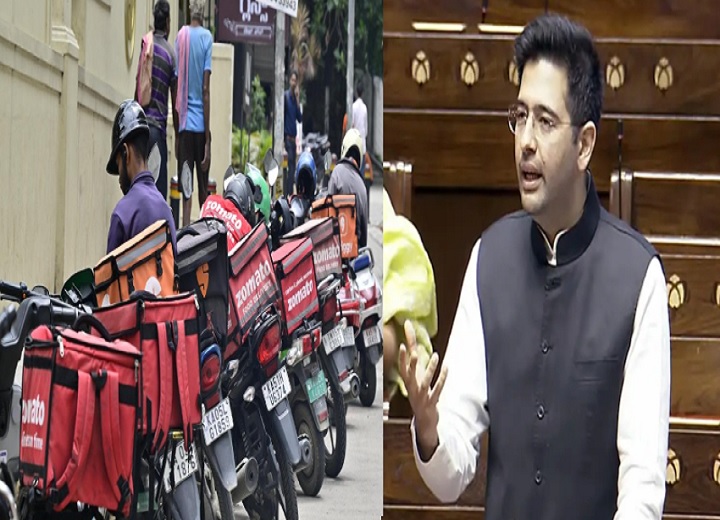 10-Minute Delivery के दबाव में Zomato–Blinkit राइडर्स की जान जोखिम में? Raghav Chadha ने संसद में उठाया मुद्दा 