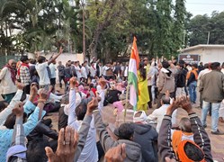 श्री सीमेंट परियोजना के खिलाफ ग्रामीणों का उफान, 200 से ज्यादा ट्रैक्टरों के साथ जबरदस्त शक्ति प्रदर्शन