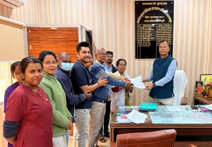 CRMC भुगतान 12 महीने से लंबित: स्वास्थ्यकर्मियों का 15 दिसंबर से OPD बंद करने का अल्टीमेटम