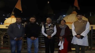 UJJAIN NEWS : केंद्रीय मंत्री श्री वी. सोमन्ना ने किये बाबा महाकाल के दर्शन, परिवार संग भस्म आरती में हुए शामिल 