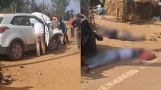 balaghat news : तेज रफ्तार क्रेटा कार ने बाइक को सामने से मारी टक्कर, हादसे में 2 की गई जान, जांच शुरू 