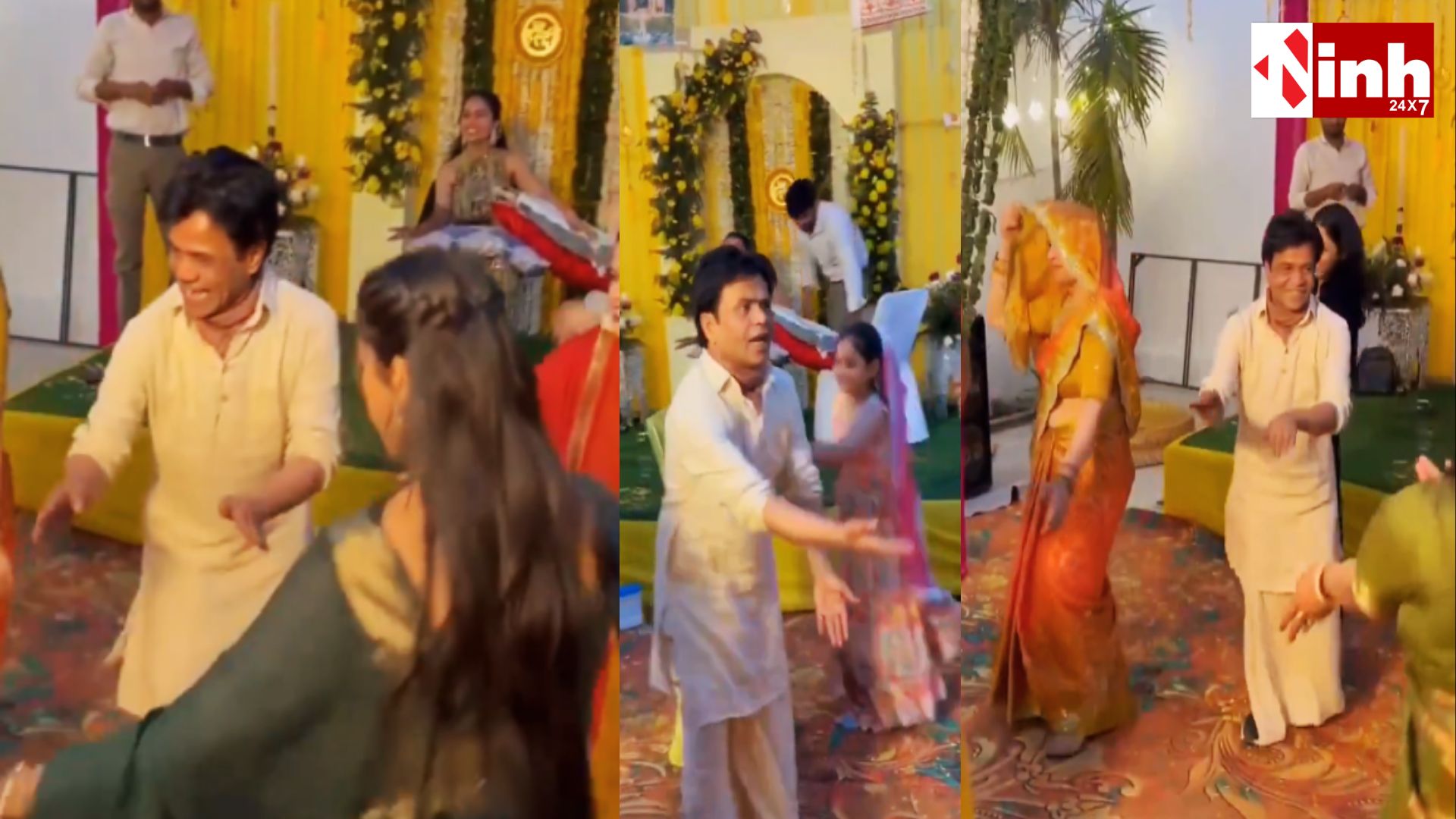 जेल से रिहा होते ही बदला अंदाज़: Rajpal Yadav ने शादी में ‘तेरी चुनरिया’ पर किया डांस, Video Viral