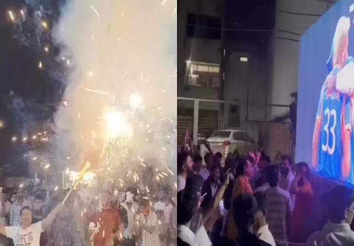 T20 World Cup: सेमीफाइनल में भारत की शानदार जीत, रायपुर-बिलासपुर में सड़कों पर फैंस ने मनाया जश्न