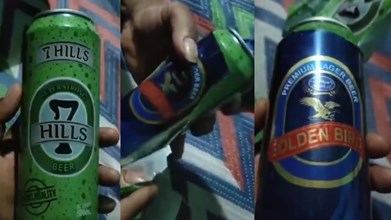 स्टीकर के नीचे निकला दूसरे ब्रांड का लेबल, ग्राहक ने बनाया वीडियो; भूपेश बघेल ने किया शेयर 