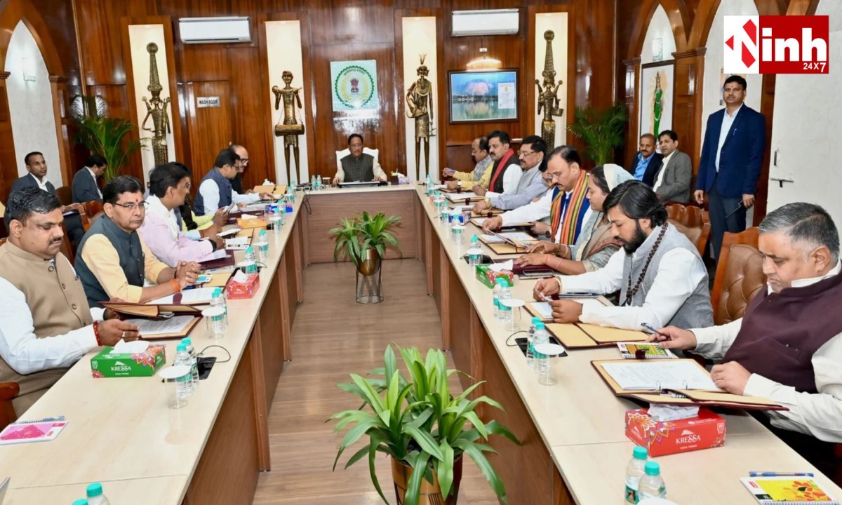 मुख्यमंत्री साय आज विधानसभा सत्र में रहेंगे शामिल, शाम 6 बजे होगी कैबिनेट बैठक...