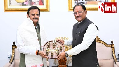 सीएम विष्णुदेव साय से मिले एमपी के डिप्टी सीएम राजेंद्र शुक्ल, रीवा-रायपुर हवाई सेवा पर जताया आभार...