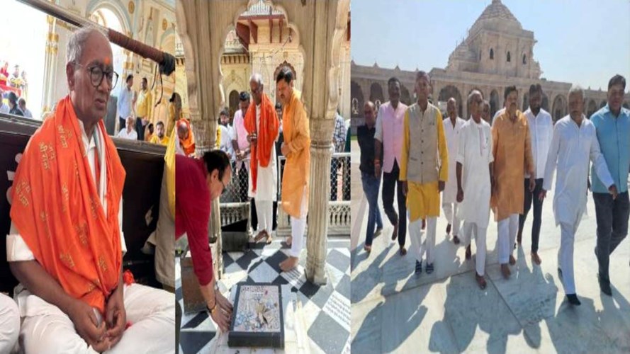 MP NEWS : पूर्व मुख्यमंत्री दिग्विजय सिंह ने रामलला के किये दर्शन, कहा - यहां आकर काफी अच्छा लगा, BJP ने कसा तंज 