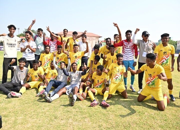 खेलो इंडिया ट्राइबल गेम्स: फुटबॉल में छत्तीसगढ़ को मिला रजत पदक, पश्चिम बंगाल ने जीता मुकाबला