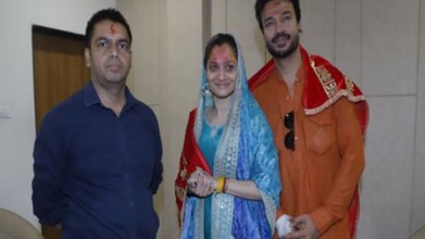 ujjain news ; बाबा महाकाल के शरण में पहुंची एक्ट्रेस अंकिता लोखंडे, भस्म आरती में हुई शामिल, अनुभव किया साझा 