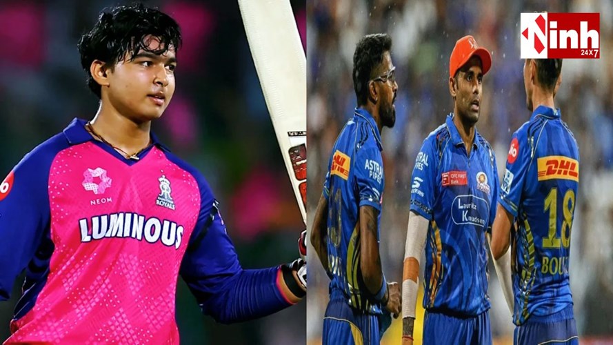 15 साल के वैभव सूर्यवंशी का तूफान: मुंबई इंडियंस पर बरसे छक्के, बुमराह-बोल्ट भी पड़े फीके...