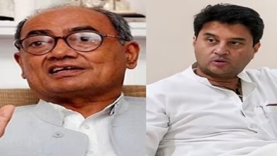 BHOPAL NEWS : सिंधिया के प्याज वाले वीडियो पर दिग्विजय सिंह ने कसा तंज, कहा - BJP नेताओं से AC कार छीनकर प्याज दे दो ...
