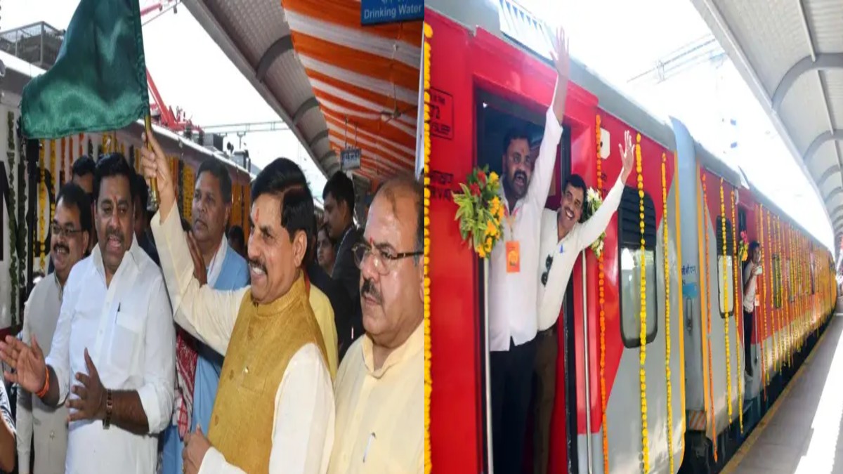 BHOPAL NEWS : 1100 श्रद्धालुओं को लेकर रवाना हुई ‘सोमनाथ स्वाभिमान यात्रा',CM मोहन यादव ने दिखाई हरी झंडी