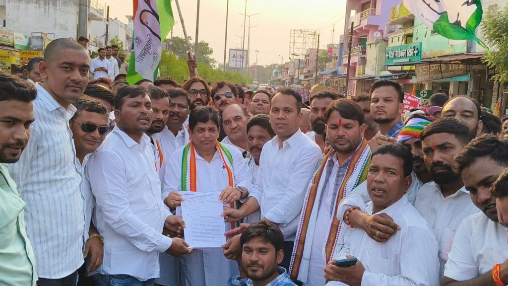 कांग्रेस का बड़ा विरोध प्रदर्शन, डॉ. शिवकुमार डहरिया के नेतृत्व में सरकार पर लगाए गंभीर आरोप