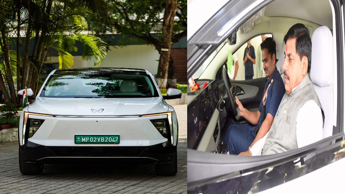 BHOPAL NEWS : CM मोहन के काफिले में शामिल हुई EV कार, आधुनिक सुविधाओं से लैस है गाड़ी, दिया ये खास संदेश 