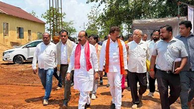 JAGDALPUR  NEWS: ब्रिज निर्माण कार्य की धीमी गति पर भड़के उप मुख्यमंत्री, अधिकारियों - ठेकेदार को लगाई फटकार
