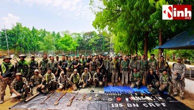 CRPF और पुलिस की संयुक्त कार्रवाई में 2 प्रेशर आईईडी समेत भारी हथियार  बरामद