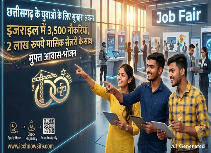 इजराइल में नौकरी का सुनहरा मौका! 3,500 पदों पर भर्ती, मिलेगी 2 लाख तक सैलरी