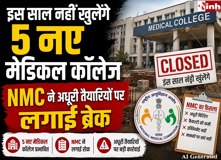 न अस्पताल, न कॉलेज भवन... फिर भी खोलने चले थे मेडिकल कॉलेज, NMC ने खारिज किया प्रस्ताव