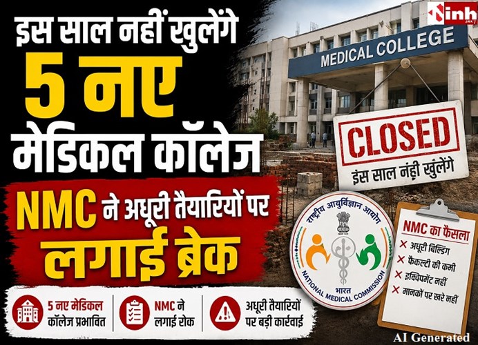न अस्पताल, न कॉलेज भवन... फिर भी खोलने चले थे मेडिकल कॉलेज, NMC ने खारिज किया प्रस्ताव