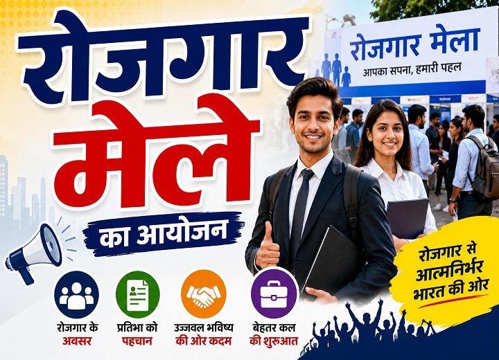 युवाओं के लिए सुनहरा मौका: तीन जिलों में हजारों पदों पर रोजगार मेले का आयोजन