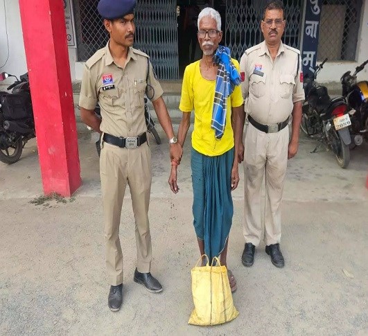 ऑपरेशन ‘आघात’ के तहत पुलिस की बड़ी कार्रवाई, 1.295 किलो गांजा के साथ आरोपी गिरफ्तार