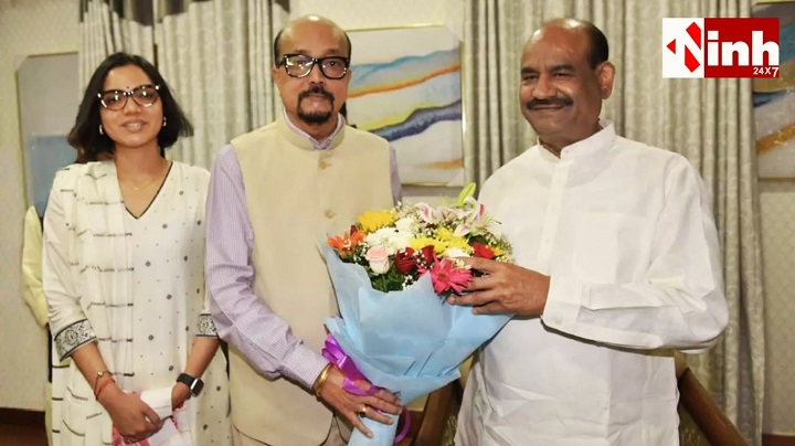 रायपुर में लोकसभा अध्यक्ष ओम बिड़ला का आत्मीय स्वागत, राज्यपाल रमेन डेका ने भेंट किया स्मृति चिन्ह