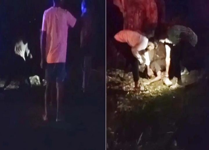 तीन युवकों की मौत के बाद आक्रोशित ग्रामीणों का हंगामा, डायल-112 के आरक्षक और चालक को बेरहमी से पीटा