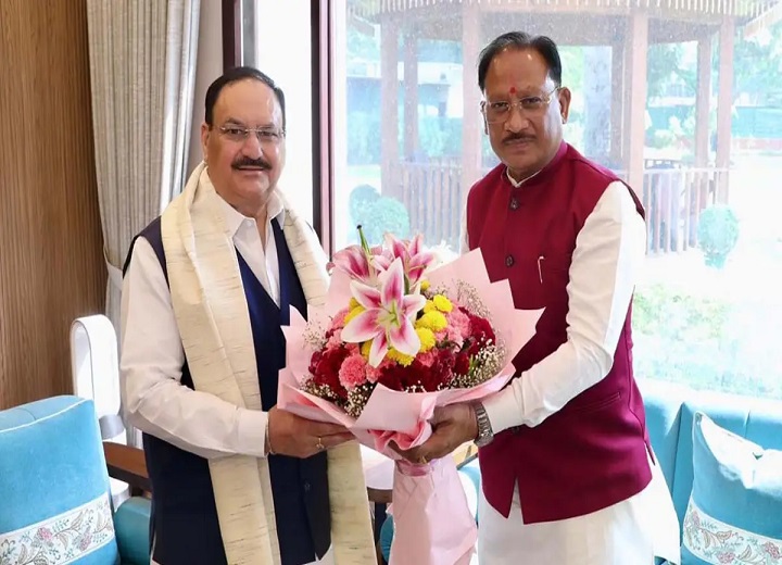 दिल्ली में जेपी नड्डा से मिले मुख्यमंत्री साय, स्वास्थ्य सुविधाओं और किसानों के मुद्दों पर हुई अहम चर्चा