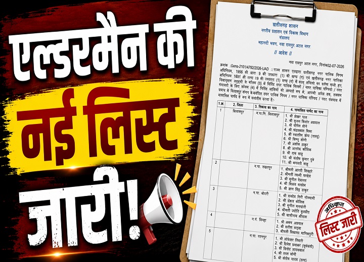नगरीय निकायों में एल्डरमैन की नियुक्ति, सरकार ने जारी किए नए आदेश