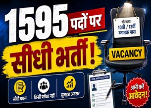1595 पदों पर निकली भर्ती: रोजगार मेले में सीधे इंटरव्यू से मिलेगा जॉब का मौका