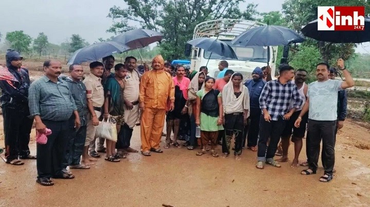 छत्तीसगढ़ के गरियाबंद में बड़ा हादसा टला, बगनई नदी में फंसे 14 मजदूरों को सुरक्षित बचाया गया