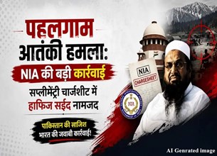 पहलगाम हमले में NIA का बड़ा एक्शन, हाफिज सईद के खिलाफ सप्लीमेंट्री चार्जशीट दाखिल 