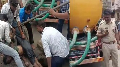 UJJAIN NEWS : सीवरेज चैंबर की सफाई के दौरान कर्मचारियों का घुटा दम, 1 की मौत, 2 की हालत गंभीर 