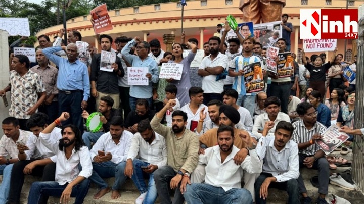 रायपुर में सोनम वांगचुक के समर्थन में युवाओं का आंदोलन, धर्मेंद्र प्रधान के इस्तीफे की मांग