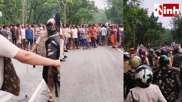 छत्तीसगढ़ में अधिग्रहण विवाद ने लिया उग्र रूप, पुलिस-ग्रामीण झड़प के बाद हाई अलर्ट