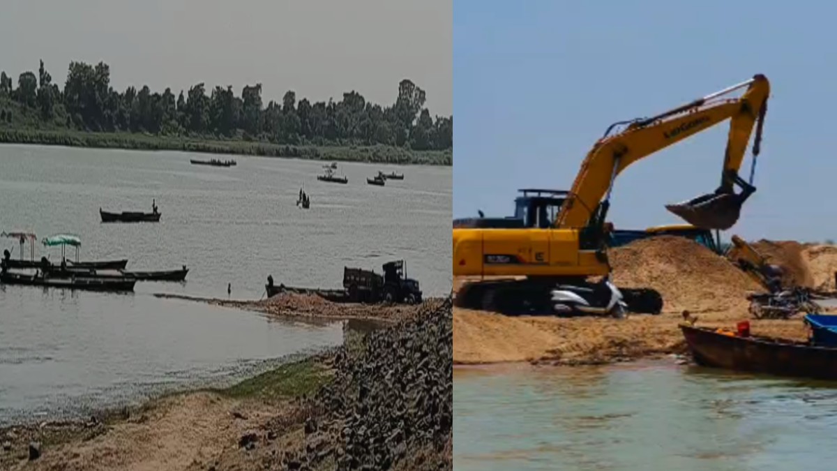 SEHORE NEWS : अवैध रेत उत्खनन पर प्रशासन की बड़ी कार्रवाई, 3 पनडुब्बी मशीनें और 5 जेसीबी नर्मदा तट से की जब्त 