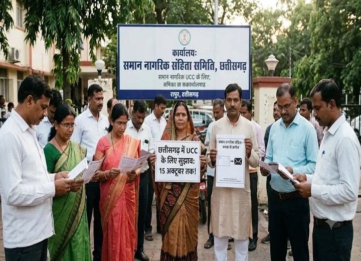 छत्तीसगढ़ में UCC लागू करने की तैयारी तेज, सरकार ने 15 अक्टूबर तक जनता से मांगे सुझाव