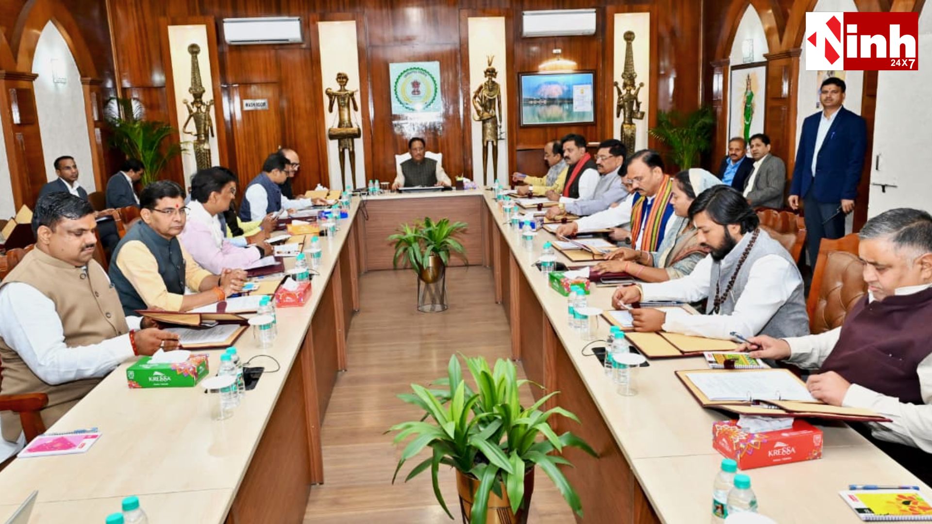 नवा रायपुर में आज साय कैबिनेट की बैठक, खाद्य, बीज, UCC और जनहित के मुद्दों पर रहेगी नजर