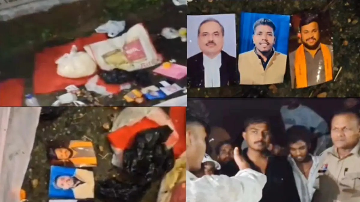 CG NEWS : श्मशान में हाईकोर्ट के चीफ जस्टिस की तस्वीर पर हुई तंत्र क्रिया, मचा हड़कप, हिरासत में युवक
