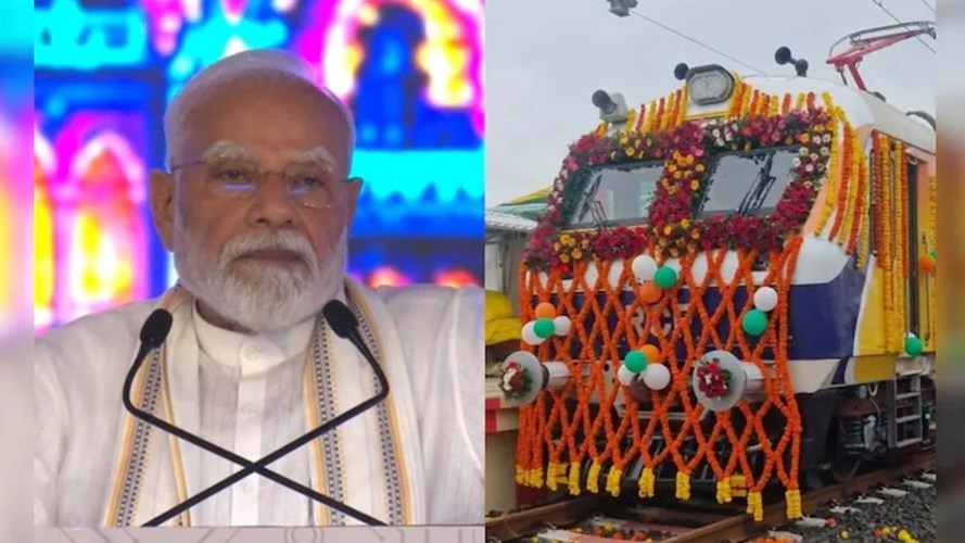 DHAR NEWS : धार जिले को मिली पहली रेल कनेक्टिविटी, टांडा रोड से शुरू हुआ MEMU ट्रेन, PM MODI ने दिखाई हरी झंडी 
