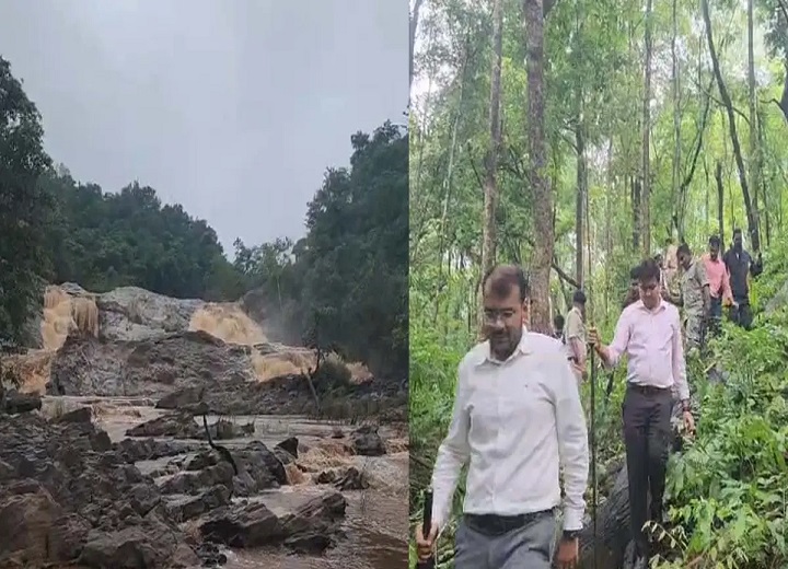 नक्सल प्रभावित सुकमा में मिला कुदरत का खजाना: बेंगपाल झरने तक कलेक्टर-एसपी ने की आधे घंटे ट्रेकिंग
