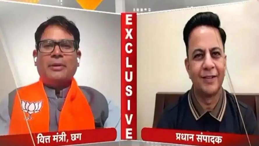 वित्तमंत्री से खास बातचीत : डॉ. हिमांशु द्विवेदी से बोले ओपी- संकल्प अभियान है विकसित भारत का विजन