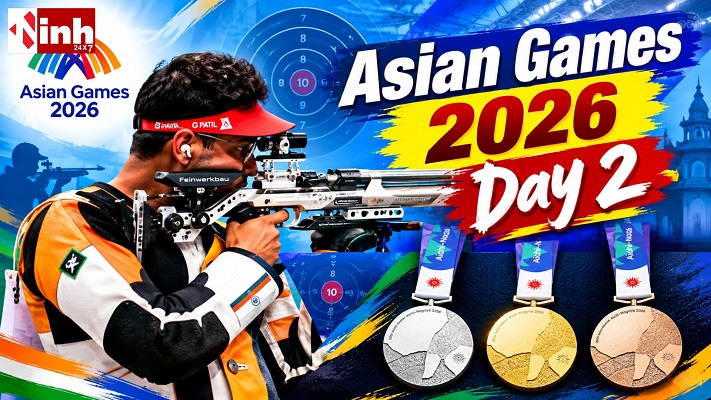 Asian Games 2026 Day 2: भारत ने पाकिस्तान को टेबल टेनिस में दी मात, शूटिंग में भी जीता सिल्वर