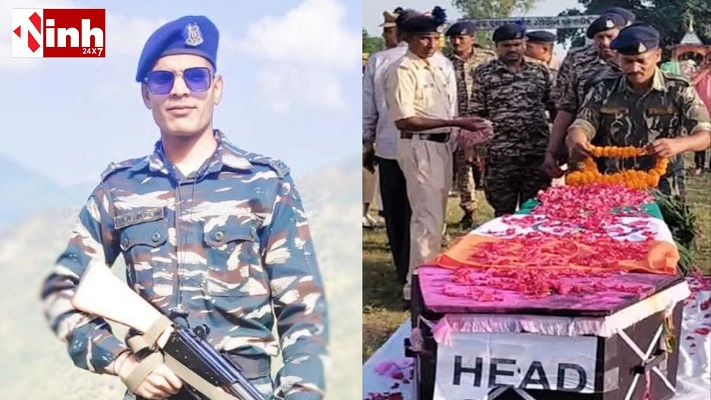 धमतरी के CRPF जवान सालिक ध्रुव को राजकीय सम्मान के साथ अंतिम विदाई, गांव में पसरा मातम