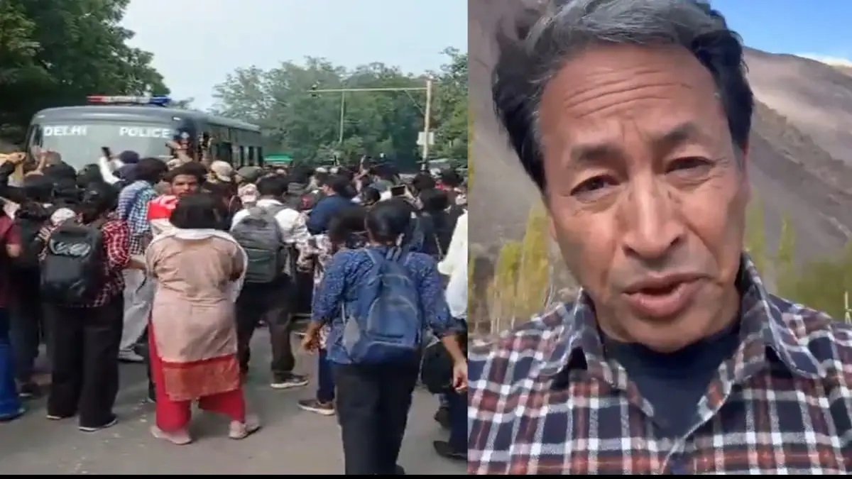 CJP Protest: दिल्ली में 3,000 प्रदर्शनकारी हिरासत में, 45 मेट्रो स्टेशन बंद; सोनम वांगचुक का अल्टीमेटम