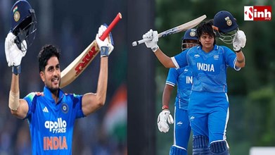 शुभमन गिल ने 223 रन ठोककर रचा इतिहास, शेफाली वर्मा ने भी मचाया धमाल, दोनों को ICC अवॉर्ड