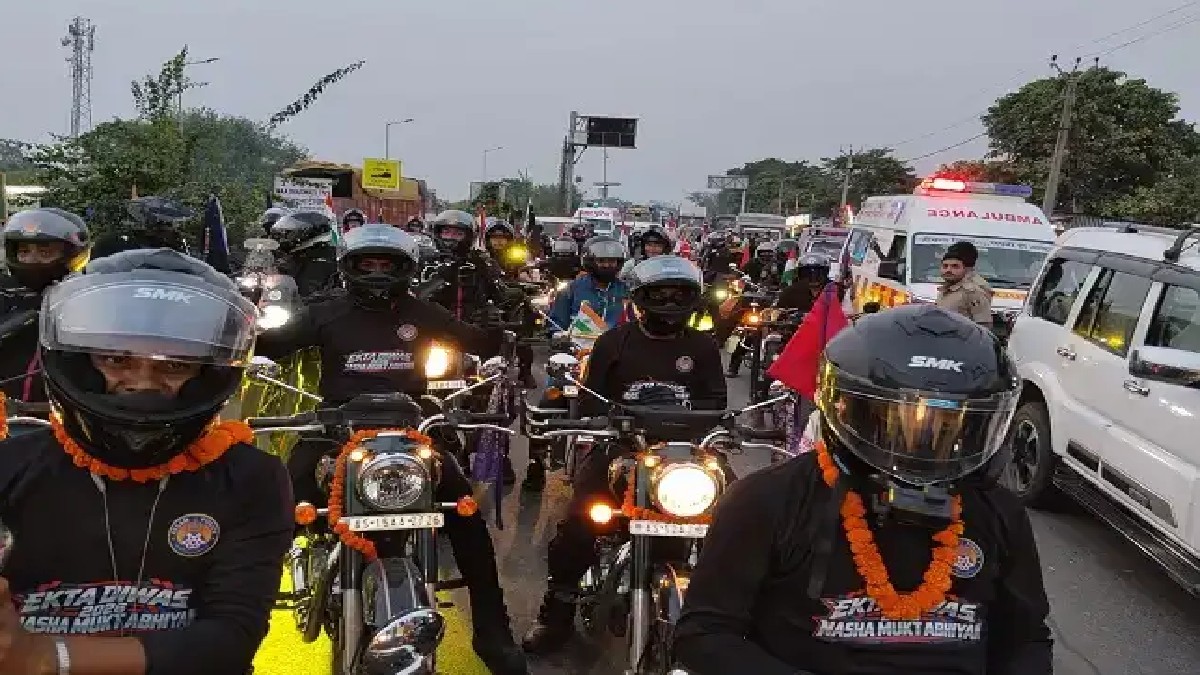 MP NEWS:  भोपाल से निकली 146 पुलिस राइडर्स की बाइक रैली, DGP ने दिखाई हरी झंडी, नशे के खिलाफ छेड़ेंगे मुहिम